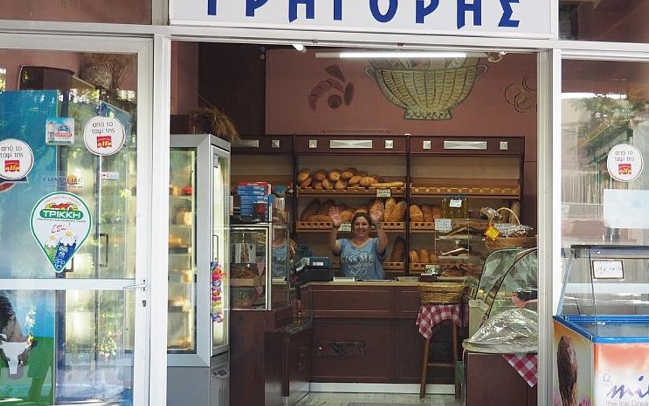 Grecy przyjmują turystów serdecznie. Na zdjęciu jedna z dwóch piekarni