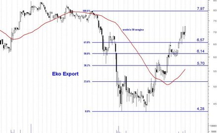 Kurs Eko Export pnie się w górę