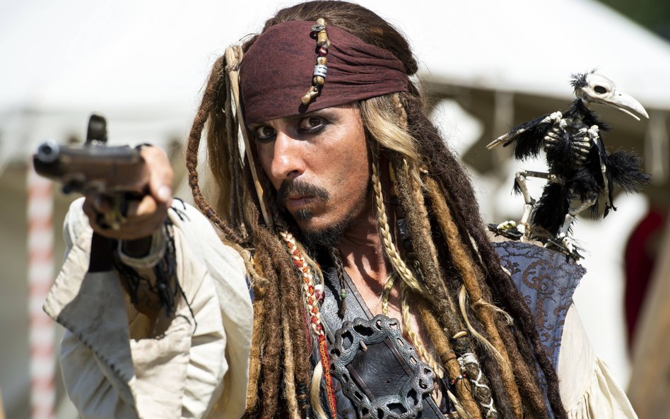 Uczestnik Greenfield Openair Festival ucharakteryzowany na Jacka Sparrowa, bohatera serii o piratach