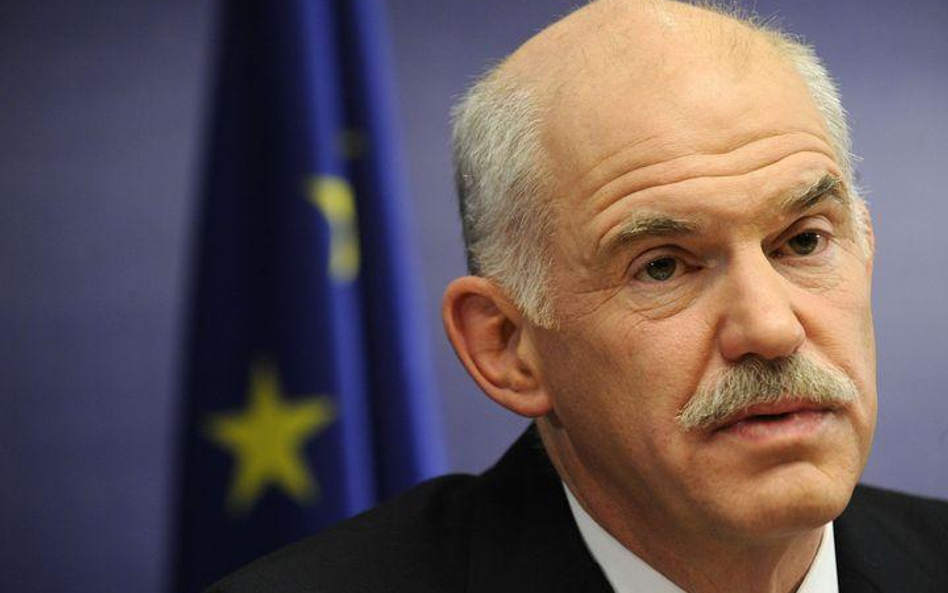 Grecki premier George A. Papandreou