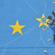 Fragment murala Banksy’ego w Dover na południowym wschodzie Anglii, styczeń 2019 r.