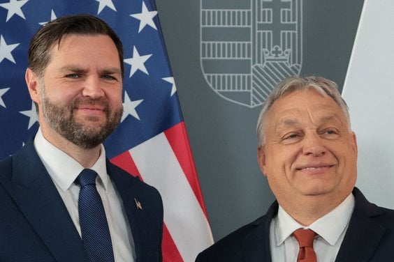 Viktor Orbán spotkał się we wtorek z J.D. Vance'em