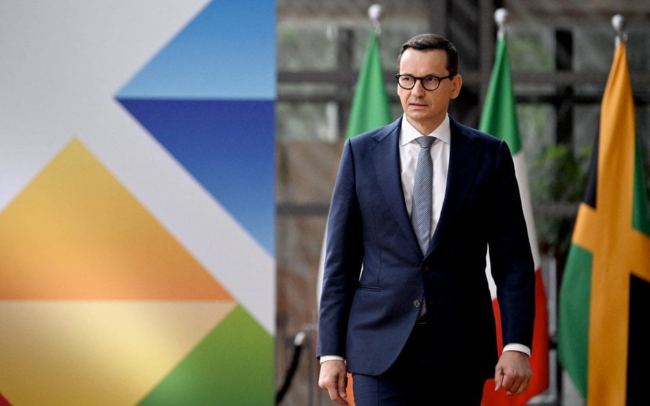 Premier Mateusz Morawiecki we wtorek w Brukseli