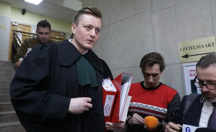 Obrońca Marcina Romanowskiego, mec. Bartosz Lewandowski w Sądzie Rejonowym dla Warszawy-Mokotowa