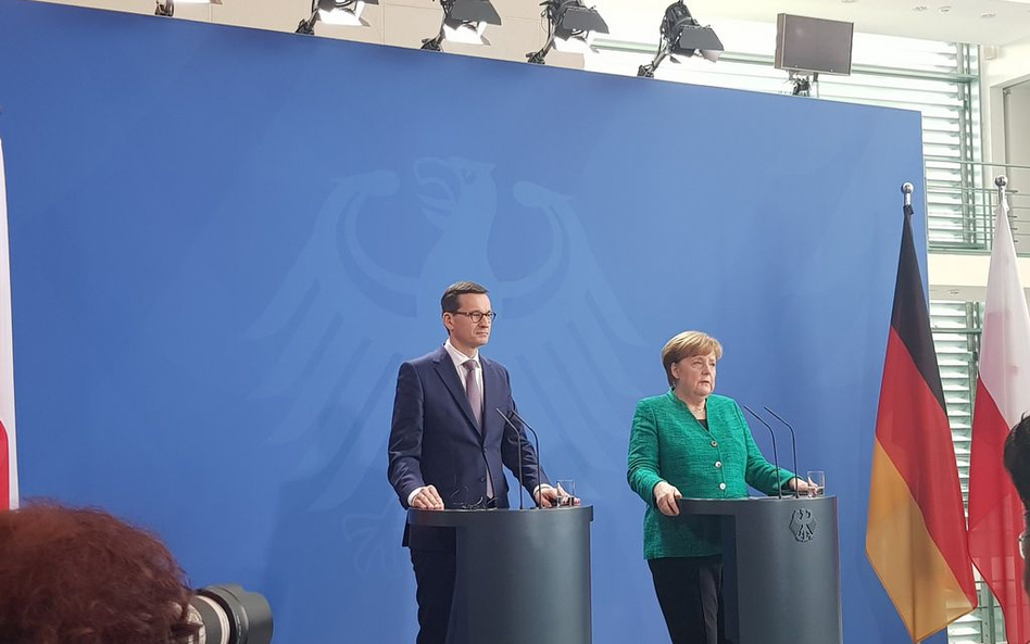 Premier w Berlinie. Mateusz Morawiecki z Angelą Merkel o Nord Stream 2 i współpracy obronnej