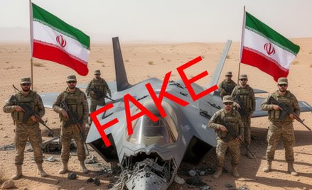 Myśliwiec F-35 rzekomo zestrzelony przez Irańczyków  – na tym zmanipulowanym materiale widać „sklono