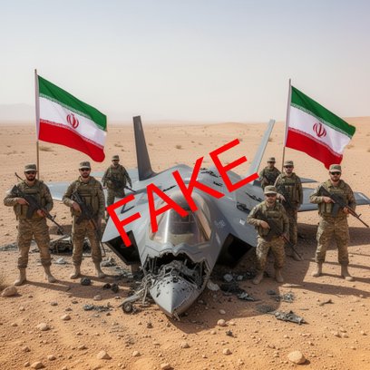 Myśliwiec F-35 rzekomo zestrzelony przez Irańczyków  – na tym zmanipulowanym materiale widać „sklono