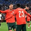 Cristiano Ronaldo cieszy się z gola na 2:1