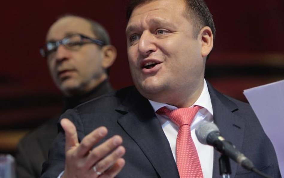 Michaił Dobkin przemawia pod koniec lutego, jeszcze jako gubernator charkowski. Teraz jest w areszci