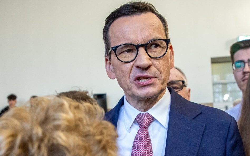 Wiceprezes PiS, prezes Stowarzyszenia Rozwój Plus Mateusz Morawiecki