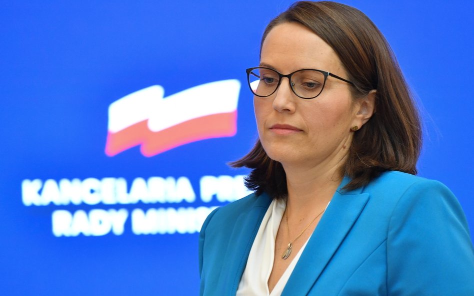 Minister finansów Magdalena Rzeczkowska