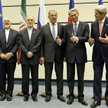 Szefowie dyplomacji USA, Wielkiej Brytanii i Rosji (od prawej): John Kerry, Philip Hammond, Siergiej