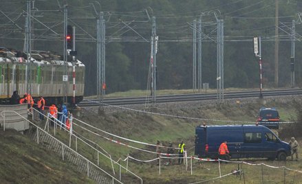 Miejsce, w którym doszło do aktu dywersji na kolei