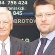 Aleksander Lesz, jeden ze znaczących akcjonariuszy InfoScope z Maciejem Giedroyciem, prezesem spółki