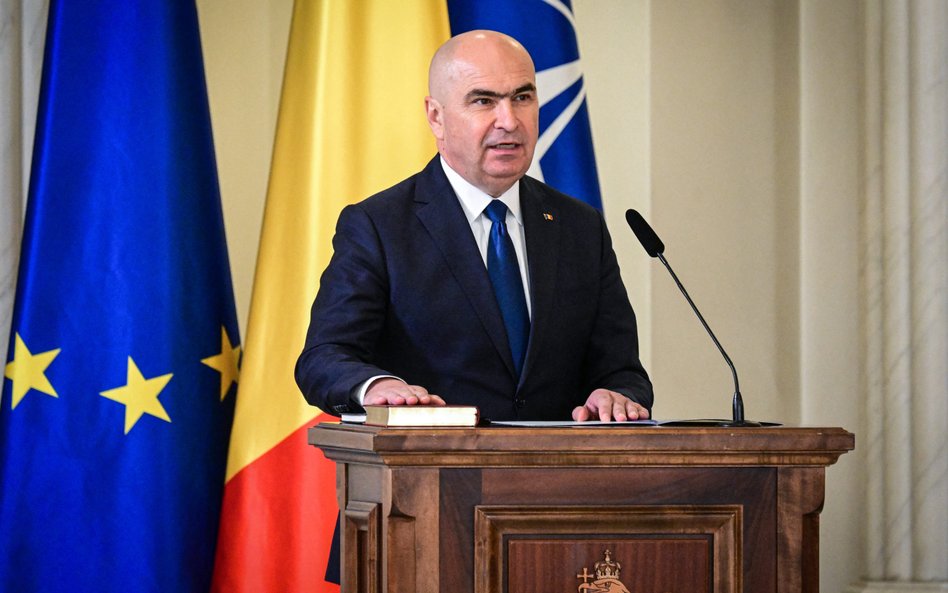 Ilie Bolojan, premier Rumunii. Fot. Daniel MIHAILESCU/AFP