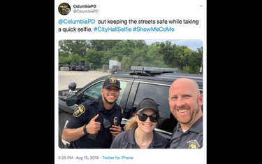 USA: Miasto przeprasza za selfie zrobione przez policjantów