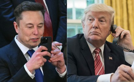 Elon Musk (L) i Donald Trump (P)