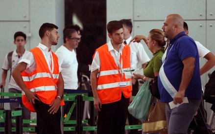 Strajk na lotnisku w Barcelonie