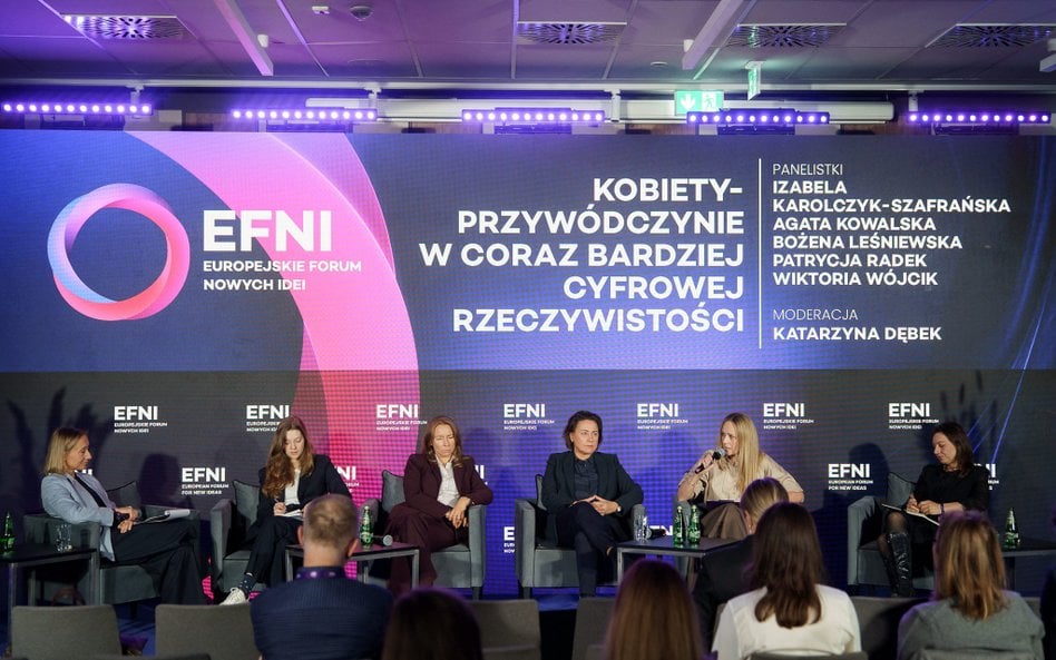 Panel „Kobiety przywódczynie w coraz bardziej cyfrowej rzeczywistości” na EFNI