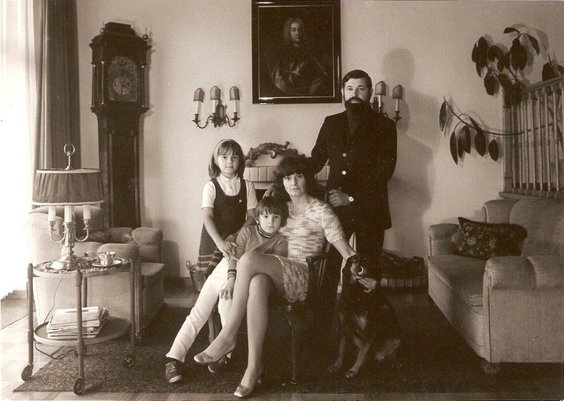 Rodzina Majewskich w latach 70.