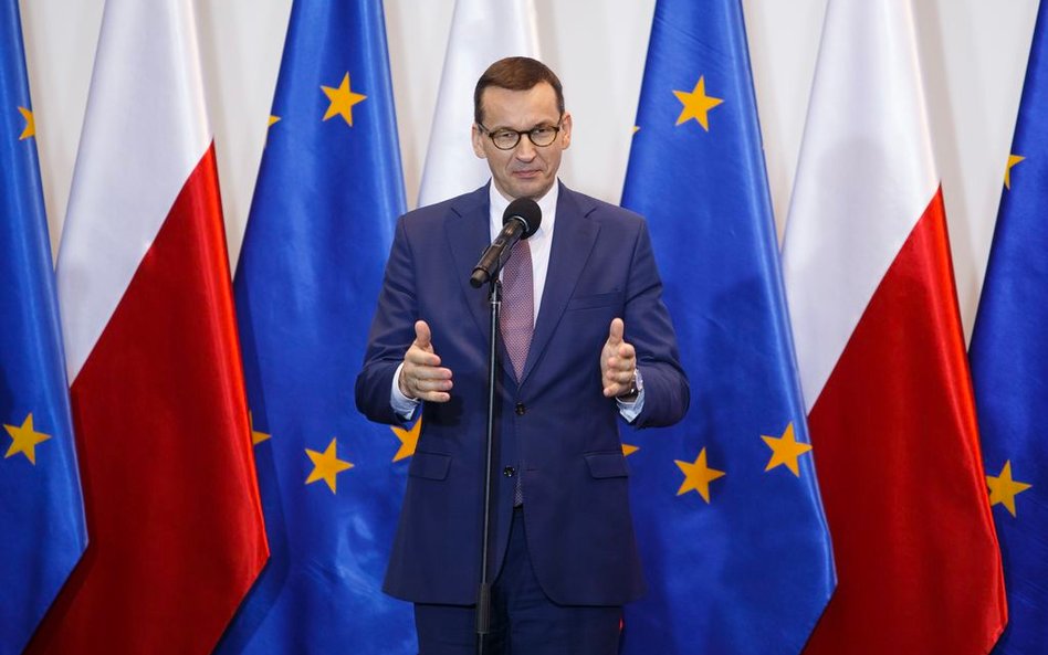 Morawiecki mówi w Wilnie o miliardzie euro dla Białorusi