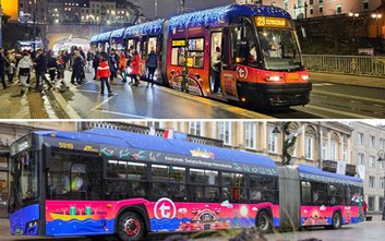 Pojazdy WTP w świątecznej dekoracji