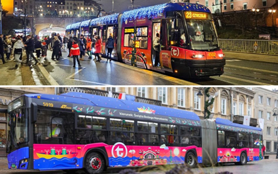 Pojazdy WTP w świątecznej dekoracji