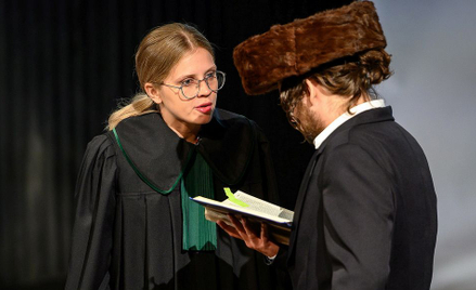 „Kupiec wenecki” Szymona Kaczmarka z Teatru Nowego w Słupsku, laureat Złotego Yoricka