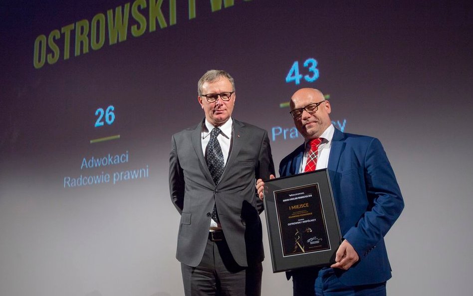 Bogusław Chrabota - redaktor naczelny "Rzeczpospolitej", Jarosław Ostrowski - kancelaria Ostrowski i