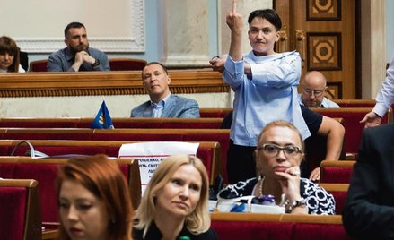 Sztuka poszukiwania kompromisu jest jej obca. Nadia Sawczenko w 2017 r. podczas obrad Rady Najwyższe