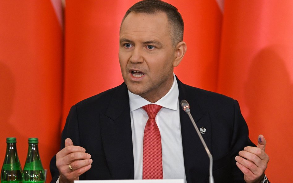 Prezydent Karol Nawrocki podczas posiedzenia Rady Bezpieczeństwa Narodowego