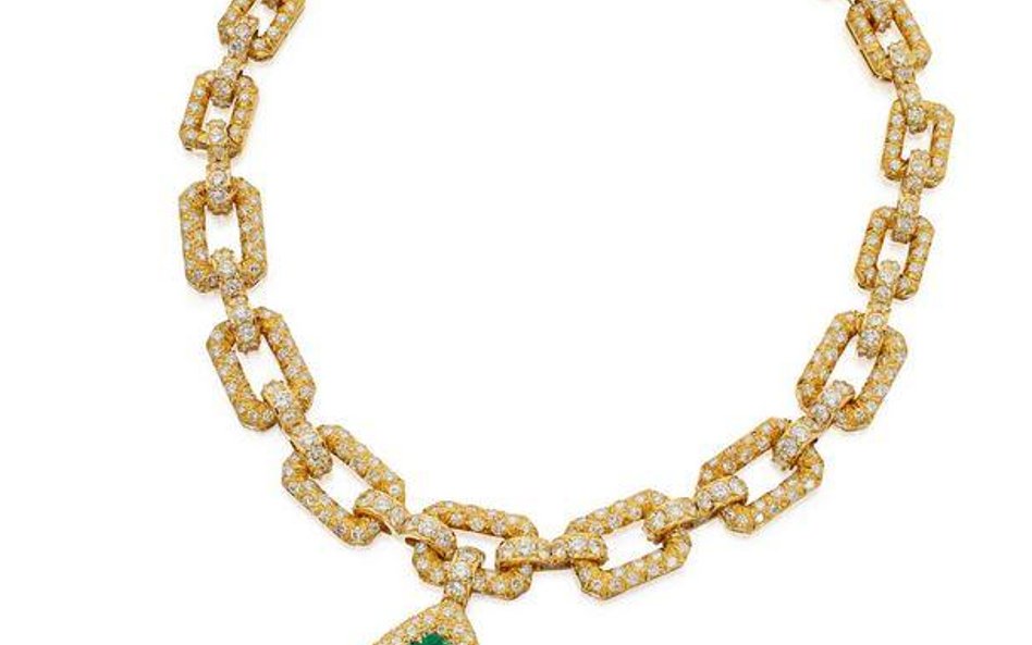 Diamentowo-szmaragdowa kolia - 45 - 65 tys. dolarów.