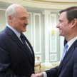 Prezydent Białorusi Aleksander Łukaszenko i doradca sekretarza stanu ds. politycznych David Hale