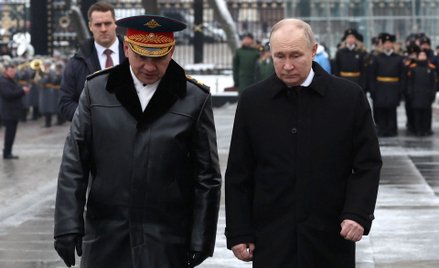 Siergiej Szojgu i Władimir Putin