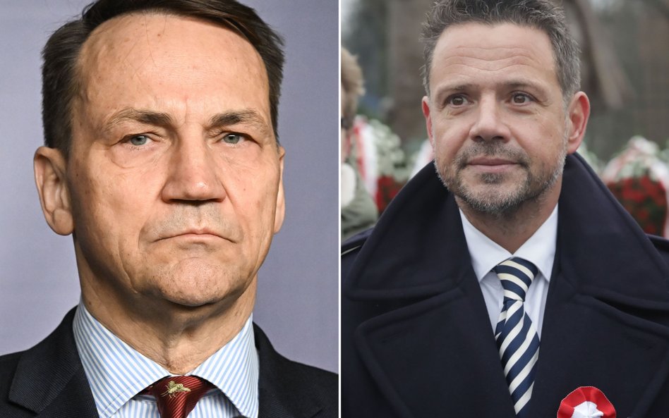 Radosław Sikorski i Rafał Trzaskowski