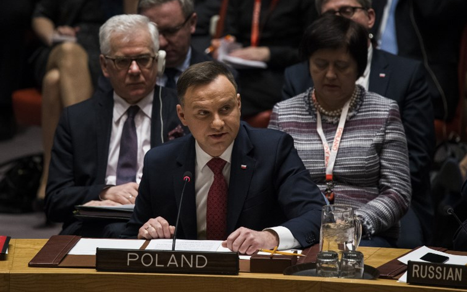 Andrzej Duda wystąpił przed Radą Bezpieczeństwa ONZ