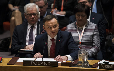 Andrzej Duda wystąpił przed Radą Bezpieczeństwa ONZ