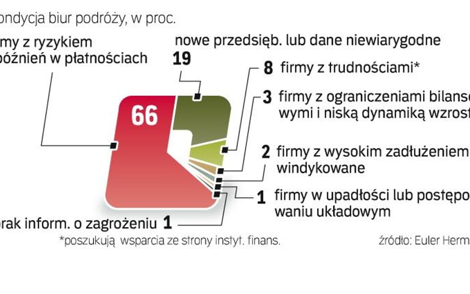 Na pogorszenie sytuacji wpłynęło osłabienie złotego, co zmniejszyło liczbę turystów. Biura poniosły 