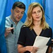 Wołodymyr Zełenski głosował razem z żoną Ołeną. Stawką niedzielnych wyborów była pełnia władzy