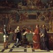 „Galileusz przed Świętym Oficjum w Watykanie” – obraz Josepha Nicolasa Robert-Fleury’ego z 1847 r.