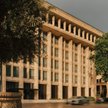 Budynek powstał w 1964 roku przy reprezentacyjnej Alei Rustawelego w Tbilisi.