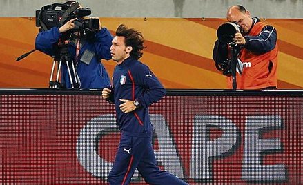 Pirlo dopiero w poniedziałek trenował ostro