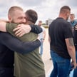 Jeden z obrońców Mariupola Serhij Wołynski, dowódca 36. Samodzielnej Brygady Piechoty Morskiej, w ra