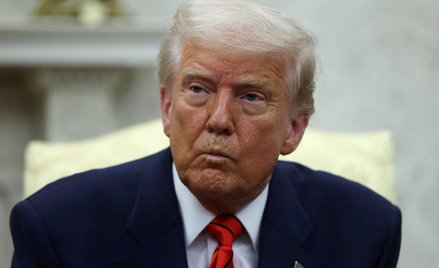 Donald Trump podczas marcowego spotkania z szefem NATO Markiem Rutte