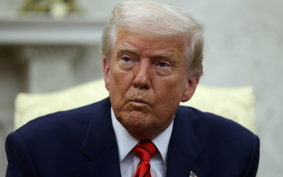 Donald Trump podczas marcowego spotkania z szefem NATO Markiem Rutte