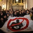 Zwolennicy „Studenckiej Listy” po ogłoszeniu wyników wyborów w Serbii