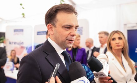 Minister finansów i gospodarki Andrzej Domański