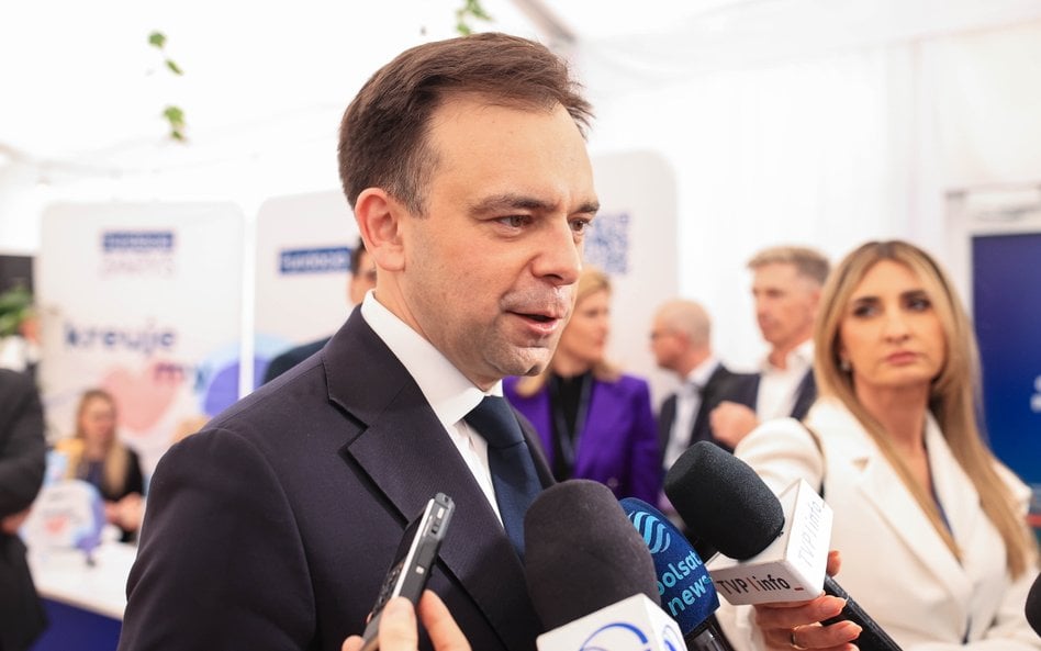 Minister finansów i gospodarki Andrzej Domański