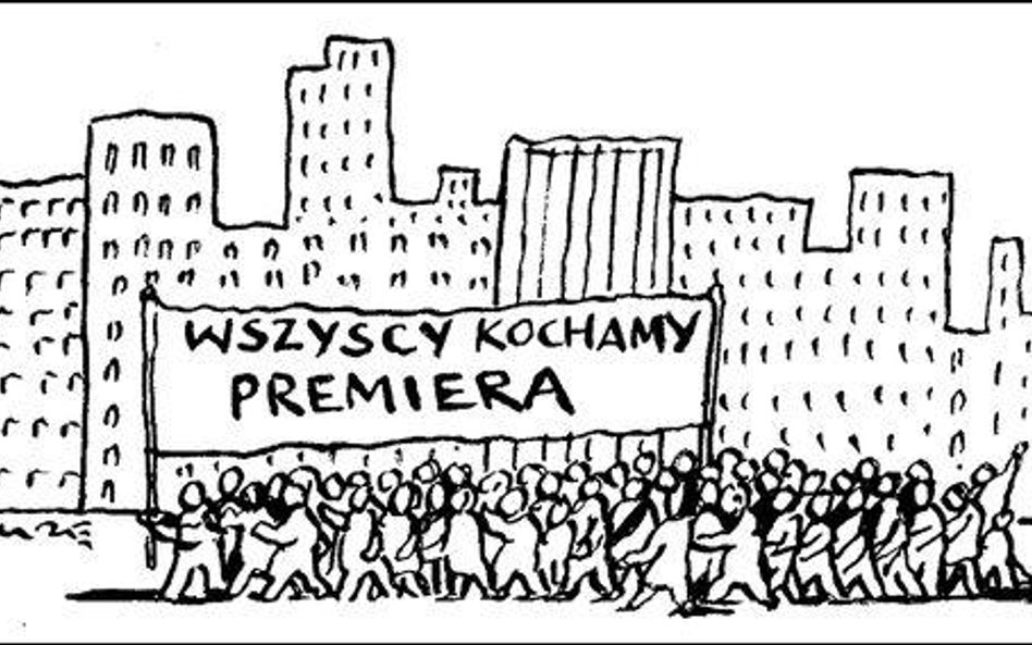 Komentarz rysunkowy. Wszyscy kochamy premiera