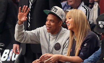 Jay Z i Beyonce na meczu Brooklyn Nets i New York Knicks